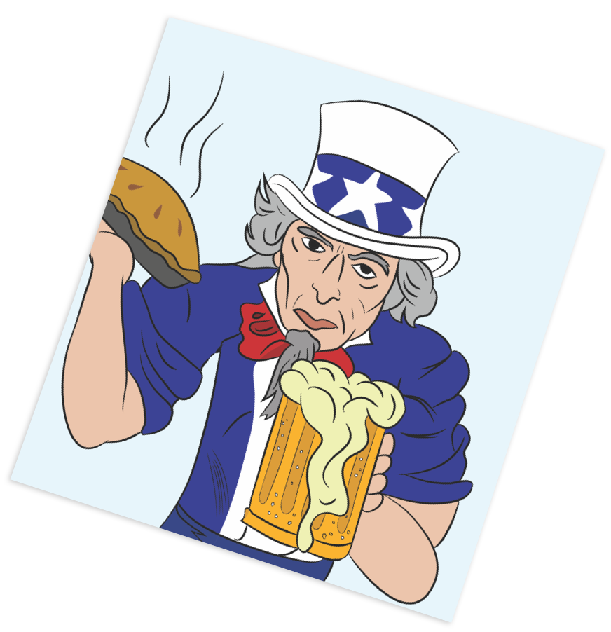 Uncle Sam wants YOU to drink a beer!